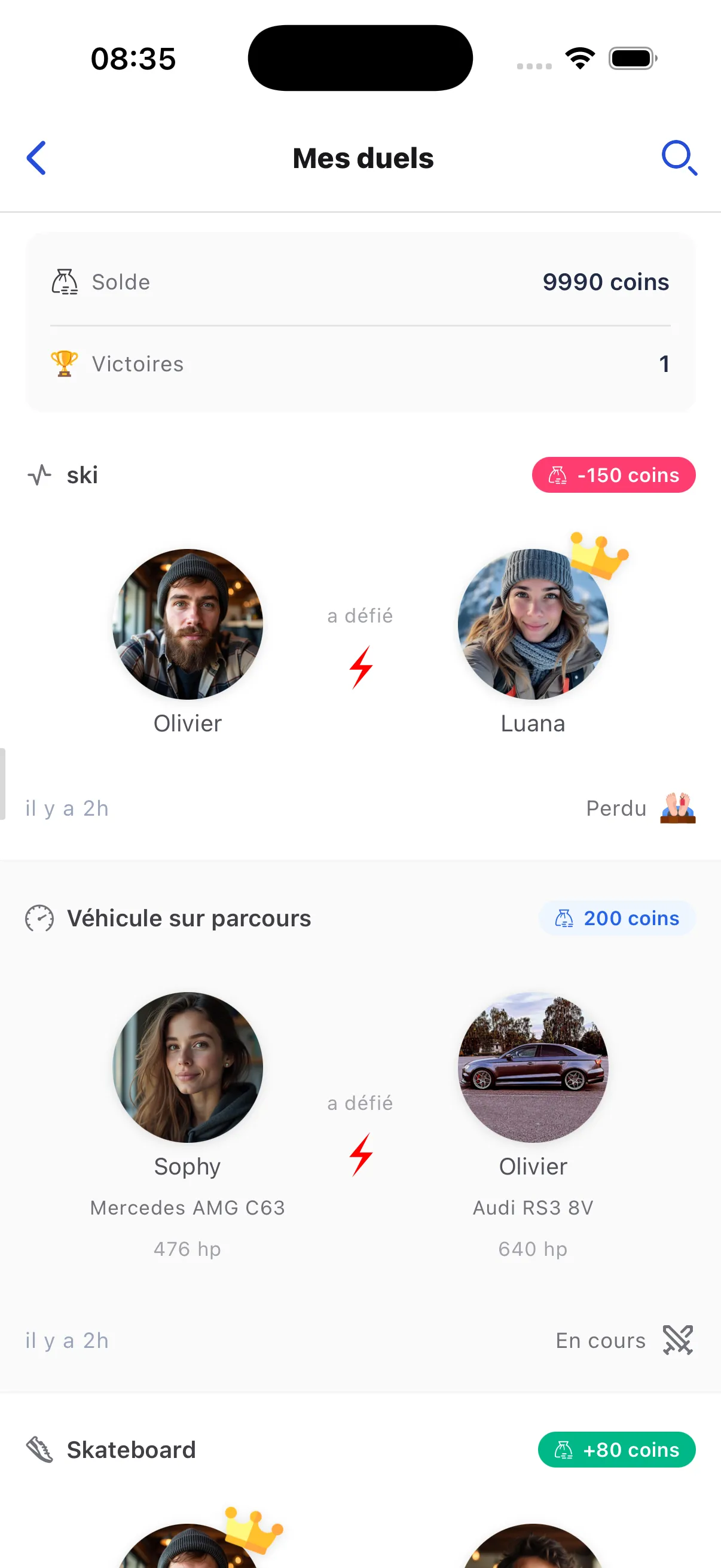 Trouve un rival