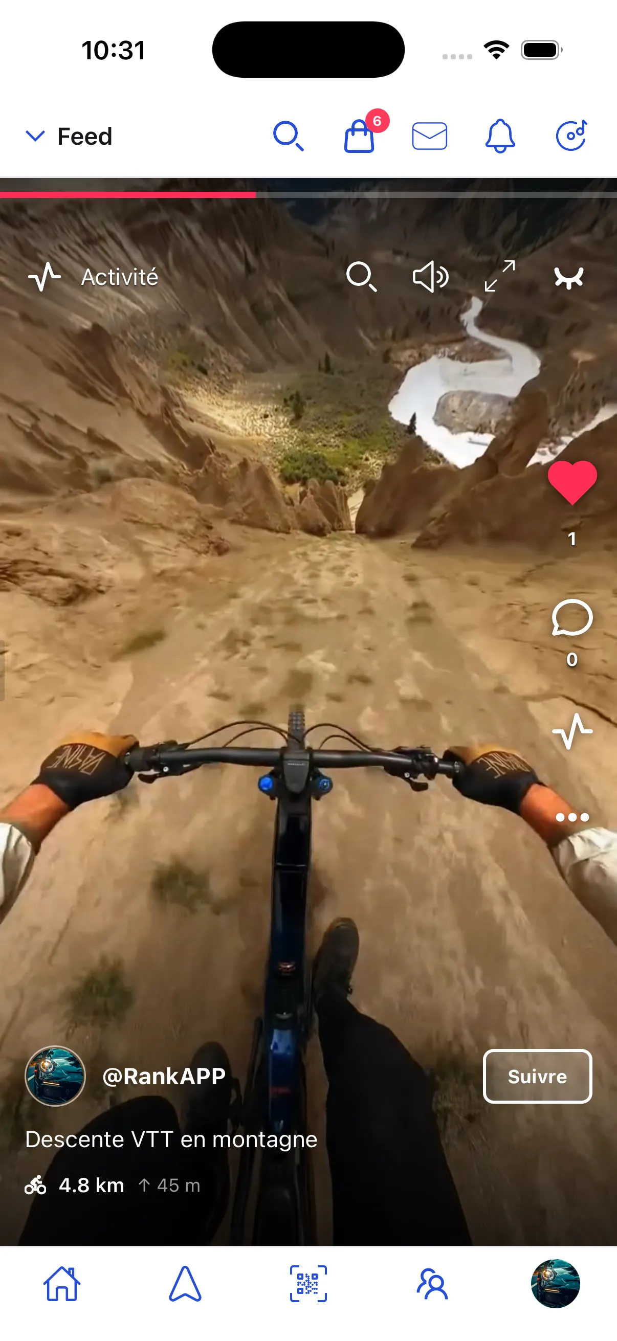 Descente VTT